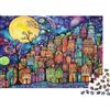 gHjKIZxCvBn Città Fantasia Colorata Puzzle 1000 Pezzi per Adulti Notte Cielo Set Puzzle Famiglia Relax Regalo Casa 70x50cm/1000pcs