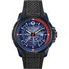 Citizen Eco-Drive AW1156-01W - Orologio da uomo Marvel© Spider-Man con quadrante blu, Placcatura ionica nera, Cinturino