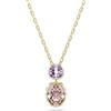 Swarovski Pendente Chroma, Taglio misto, Multicolore, Placcato color oro
