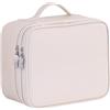 Generic Trousse per trucchi, organizer per cosmetici di grande capacità, borsa da viaggio impermeabile con manico portatile, custodia per donne, pennelli da trucco, vacanze, viaggi all'aperto, uso quotidiano