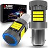 KATUR Lampadina 1157 BAY15D LED, Canbus 500% luminosità 3000LM 6000K Bianco Xeno con Ventola di Raffreddamento LED P21/5W 1157A 1157NA Luci Diurne Luci Freno Indicatori di Direzione, 2PCS