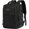 LYNXCHER Zaino Ryanair 40x30x20 Bagaglio a Mano Da Viaggio Cabina Aereo Under Seat Approvato per EasyJet Wizz Air Eurowings 24L Porta Computer 15,6 Pollici Nero