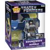 Funko Bitty Bots: Transformers - Soundwave con Rumble! Bitty POP! - 0,9 pollici (2,2 cm) - Transformers Classic - 0,9 pollici e 4,85 pollici - Collezionabile - Idea regalo - Espositore
