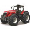 Burago BBURAGO | Collezione Fattoria | Trattore Massey Fergusson a Attrito | Riproduzione di Auto in miniatura su scala 1/43 | Rosso | Giocattolo per Bambini Da Collezionare | B18-31613
