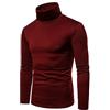 CLSSLVVBN Maglia Termica Uomo Cotone Dolcevita Tinta Unita Manica Lunga Pullover Inverno Casa Scuola Dormire Per Intimo Indossare Per Intimo Maschile, Blu scuro, M