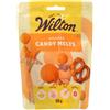 Wilton Candy Melts Arancione: Caramelle da Sciogliere al Gusto Dolce e Cremoso per Modellare, Intingere e Decorare, Ottimale per Cake Pops, Dolci, Torte e Dessert Ricoperti, 125 g