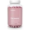 BeastPink GymBeam Pink Beauty - Integratore per capelli, pelle e unghie con acido ialuronico, biotina, vitamine A B E, zinco, rame ed estratti vegetali - Antiossidante e anti-age per donne - 90 capsule