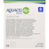 ConvaTec Aquacel AG+ Extra Piastre quadrate per medicazione ferite, 5 x 5 cm