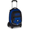 Seven Trolley Scuola Jack 3 Ruote Inter, Blu, 33 L, Scomponibile, Crossover S...