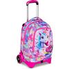 SJ GANG STYLE JAM GANG Trolley Scuola Cuccioli New Tech, Rosa, 3 in 1, Triplo...