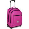 Invicta Trolley Scuola Fisso New Benin Solid, Fucsia, 2 in 1, Doppio Uso, Tro...