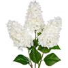 Briful 3 fiori finti di ortensia bianca, fiori artificiali alti 72,9 cm, fiori di ortensia artificiali in seta a stelo lungo per composizioni floreali casa, fattoria, ufficio, hotel, decorazione