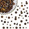 NBEADS 200 perline naturali occhio di tigre, 4 mm/6 mm/8 mm/10 mm, classe AB, non colorate, pietre naturali rotonde, sfuse, per la creazione di gioielli