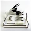 evernice Piede da passeggio con guide per trapuntatura P60445 adatto a macchine Bernina Old Style 830 930,730, 900,910, 930,931,932, 940, 950