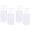 SLUDFH 4 Pezzi Sacchetto di Ghiaccio In PVC Trasparenti per Champagne con Manico Ghiaccio Portatile per Secchiello Refrigeratore Per Vino Ice Bag per Bevande Vino Champagne Birra Fredda, A Prova di Perdite
