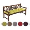sunnypillow Cuscino per Panca da Esterno e Interno - 140 x 40 cm, Spessore 12 cm - Cuscini per Altalena da Giardino, Patio, Balcone - Panchina da Giardino per Sedia - Seduta da Divano - Verde