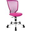 Topstar 71487S04 Titan Junior Sedia Girevole di Design per Ragazzi, Rosa