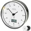 ADE Sveglia analogica radiocontrollata senza ticchettio in look retrò | Orologio con luce | Funzione temperatura, data, snooze