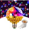 Generico Lampadina A Palla Da Discoteca - Illuminazione A LED Sicura Per La Decorazione | Lampada Da Discoteca Colorata,Per Gli Amanti Della Casa Bar Festa Bambini Adolescenti Natale E Vacanza
