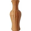 SZLIFE Vaso da Pavimento Stile Paglia Effetto Manuale Decorazione Moderno Shatterproof Leggero Adatto a Ingresso Corridoio Soggiorno Regalo, Pavimento Rattan A