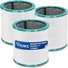 VIOKS 3 filtri Hepa di ricambio per filtro dell'aria Dysоn 967089-17 968126-03 Pure Cool Link - Filtro di ricambio per Dysоn TP02 TP03 TP00 AM11 BP01 Purificatore d'aria torre