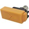 Gettimore Ricevitore wireless per Gamecube per Wii, Abs Bt5.0 bassa latenza per controller Wavebird (arancione)