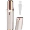 Lvozize Rasoio viso donna, epilatore viso a batteria, morbido e indolore, rasoio elettrico, per guance, labbra/mento/braccio, pile incluse (champagne)