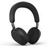 Jabra Evolve3 75 Cuffie On-Ear Wireless Bluetooth con Microfono & Base di Ricarica per Lavoro, USB-C, AI Chiamate, ANC Avanzata, 22h Batteria, per App Meeting Online, Nero