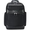 Everki Onyx 17 zaino laptop executive - nylon balistico e pelle, scomparto dedicato fino a 17,3, tasca per elettronica imbottita, 36 L - Nero (EKP132S17)