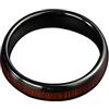 Homxi Anello Uomo Gotico Punk Vintage,Anello Rotondo con Motivo Legno Anello Uomo Tungsteno Anello Marrone Nero Anelli Misura 20(60mm)
