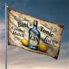 FZFN Pubblicità vintage per gin & tonic: una bandiera classica senza tempo da abbinare bandiere decorative per la stanza degli uomini per adolescenti (30 x 45 cm)