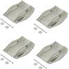 ProPlus Set di quattro cuscinetti di supporto stabilizzatori per rimorchio ProPlus 361519 con molla, 20,5x27,5 cm.