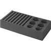 ProPlus 761472PMV02 Portapiatti da campeggio in schiuma per 8 piatti e 6 tazze