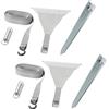 ProPlus Set di due cinghie antivento ProPlus 361729 fissate a una guida per tendalino da 2x4,8 m.