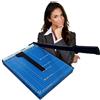 Ediesi, Taglierina per Carta, A4, Professionale, Manuale, Massima Precisione, Cutter, 3 Colori disponibili (Blu)