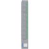 QLoztyse Porta-schede Orarie con Supporto a Parete, Display Retrattile, Hardware di Montaggio E Viti Posteriori per Materiale PP, Adatto per La Rilevazione Del, con 30 Slot