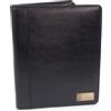 Catwalk Collection Handbags - Cartella Portadocumenti Pelle da Viaggio - Cartellina Porta Tablet e Documenti - Carpetta A5 - Angela - Nero