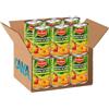 Generico 12X Macedonia di Frutta a pezzi in Sciroppo, Ananas, Pesche, Pere, Uva e Ciliegie, in Succo, Alta Qualità per del monte 420g