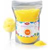 Hopser Food Fun 1 KG di zucchero colorato aromatizzato allo zucchero filato colorato | gusto vaniglia