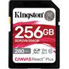 Kingston Memoria SDXC 256GB UHS-II 280MB/s Classe 10 Nero
