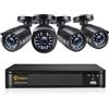 Anlapus CCTV Kit di Videosorveglianza 8 Canali 1080P H.265+ DVR con 4 * 2MP T...
