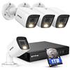 ANNKE 3K Lite DVR 8 Canali con Rilevamento AI Persone/Veicoli, 4x 1080p Visio...