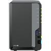 SYNOLOGY NAS Server DiskStation DS224+ 2GB RAM Nero per Ufficio e Casa