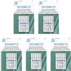 SCHMETZ 25 Schmetz Microtex Sharp aghi per macchina da cucire 130/705 h-m taglia 90/14