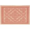 SpazioTessile Tappeto Sardo Stuoia Passatoia 100% Cotone Made In Italy ch 100% Cotone Jaquard (Salmone, 55x140)