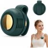 XPJBKC Piccolo ventilatore a clip Whirlwind per vita e collo, mini ventilatore portatile da agganciare agli abiti con 3 velocità, ricaricabile, silenzioso, portatile, senza pale, per esterni, viaggi