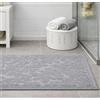 Generico Tappeto Sardo Art. Corallo Linea Oro Artigianale con Certificazione Oeko-Tex - Stile Tradizionale ed Ecologico - Lavabile e Resistente (grigio, 80x150)