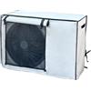 WTJDCCY Copri Climatizzatore Esterno, Copertura Condizionatore, con Fibbia Fissa, Tessuto Oxford, Protezione Solare Impermeabile e Anti-Neve(82x32.5x55cm/32.3x12.8x21.6in)