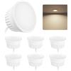 BOYIR Modulo LED Ultrapiatto 6x ø50x23mm 5W 500LM 220-240V Bianco Neutro 4000K Sostituzione per MR16 GU10, IP44, 120° Angolo del Fascio, per Faretti da Incasso a Soffitto Plafoniere