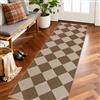 TUKDAK Zerbini per Interni, Zerbino Tessuto per Porta d'Ingresso Interno, Zerbino Interno Antiscivolo 60x180cm